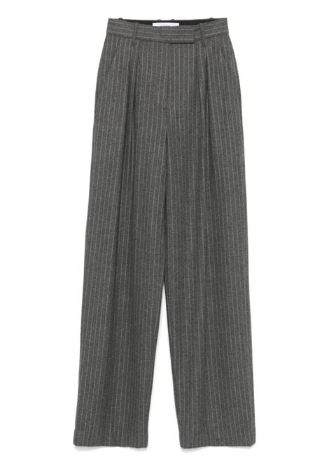 Pantaloni sartoriali gessati in grigio Alex perry - donna ALEX PERRY | Pantaloni | P0087PF24GRY